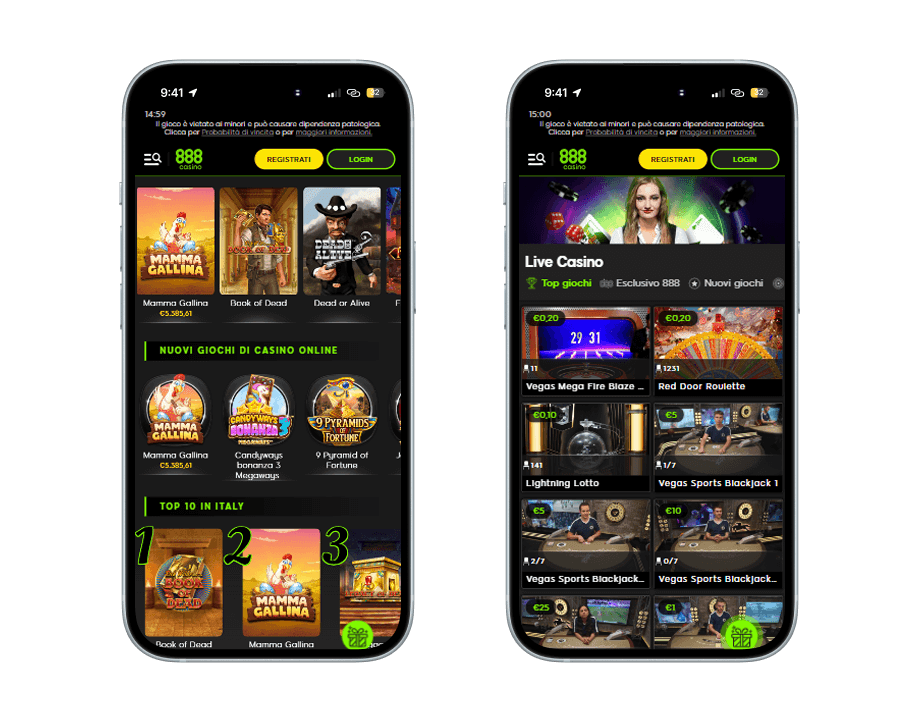 legends casino online