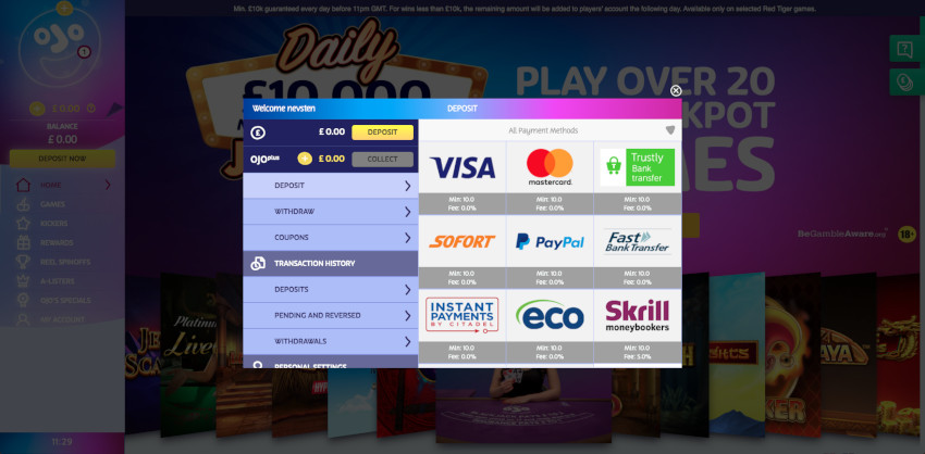 best online casino real money no deposit